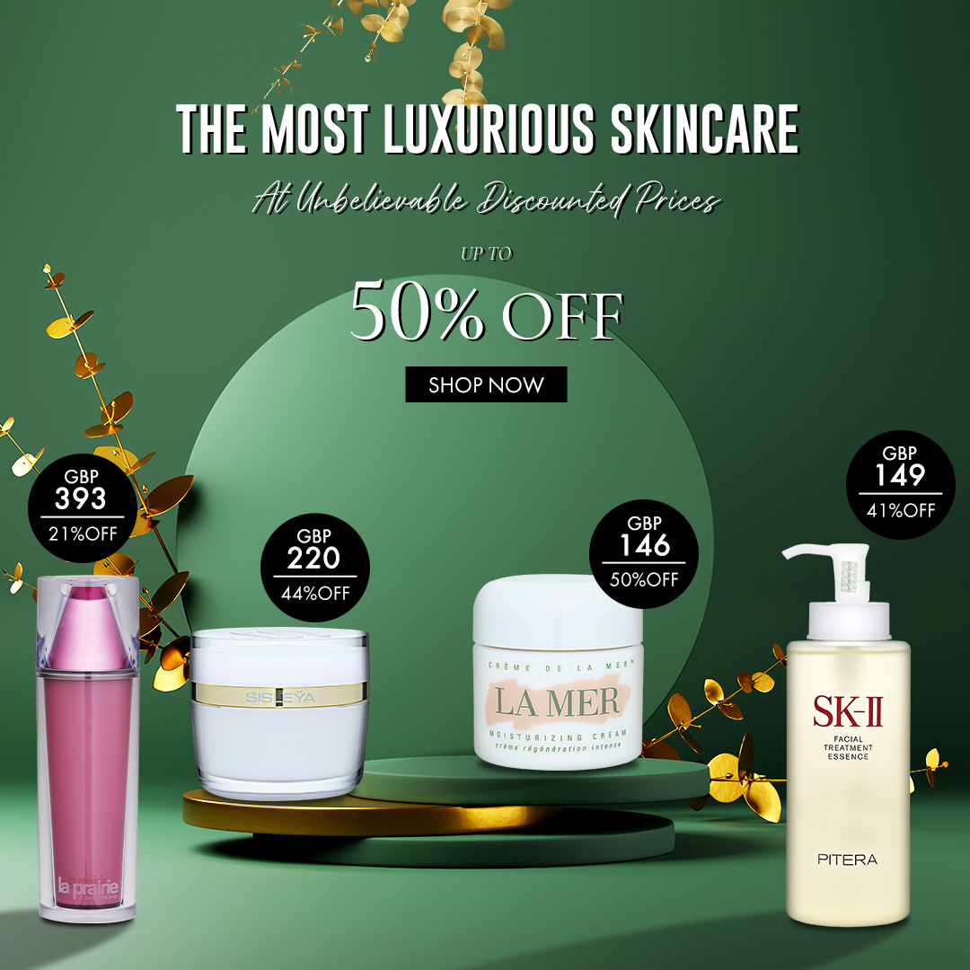 Most Luxurious Skincare At Unbelievable Discounted Prices. Up To 50% Off