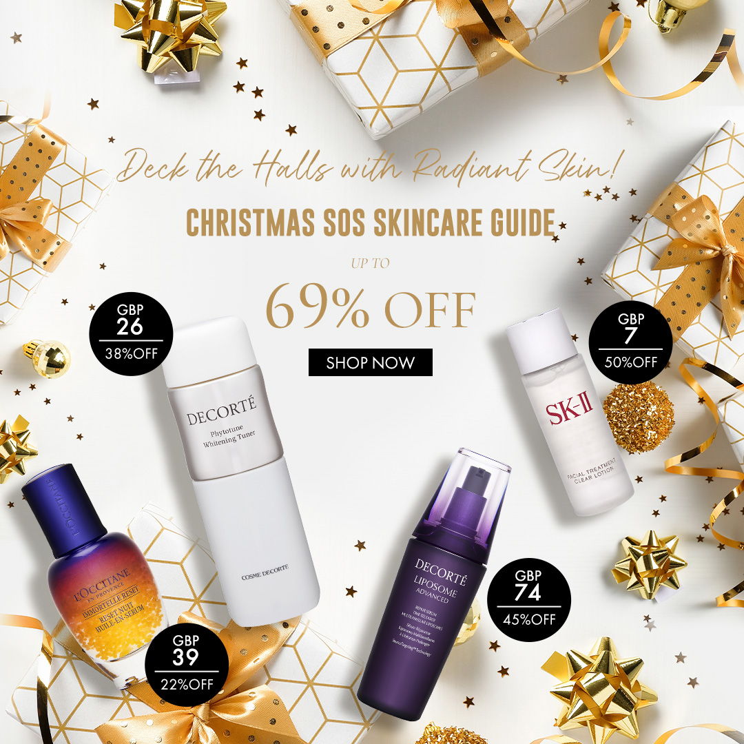 Deck the Halls with Radiant Skin!  Christmas SOS Skincare Guide Up to 69% Off!