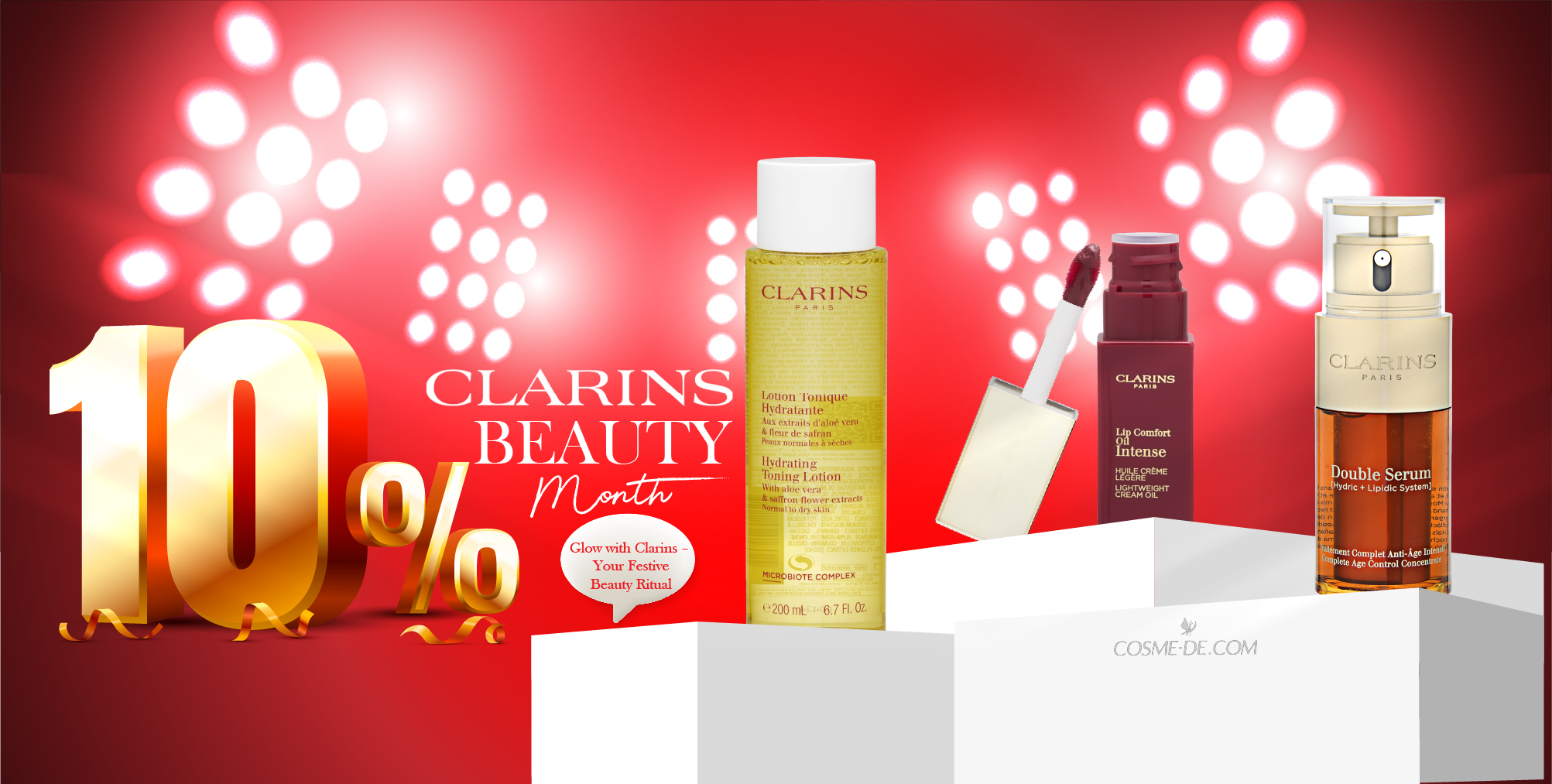 Glow with Clarins – Your Festive Beauty Ritual